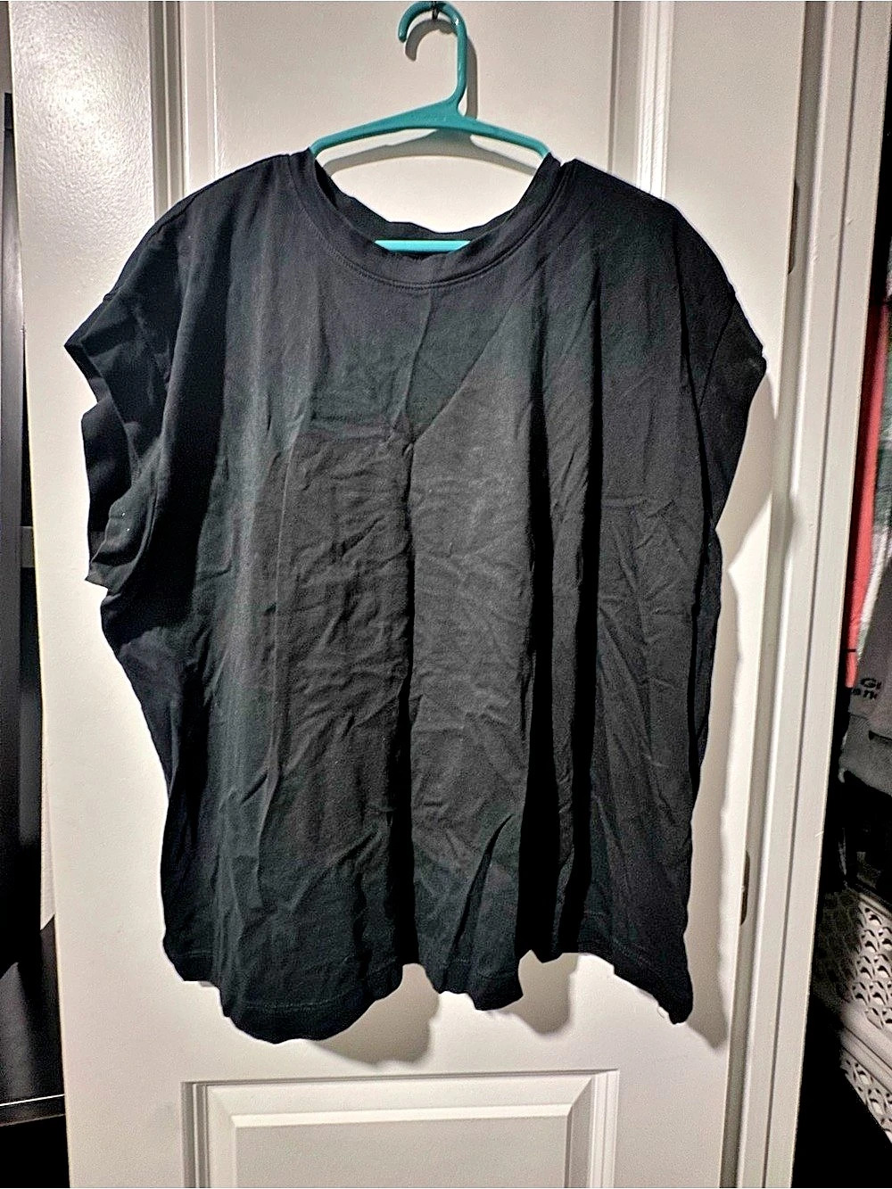 a new day Black Short Sleeve Top